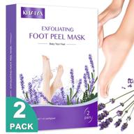 revive and pamper your feet with khaiya foot peel mask - get baby soft, smooth skin and remove dead skin with this lavender scented exfoliator - perfect foot mask for men and women, 2 pairs included! logo