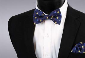img 2 attached to 🎄 Alizeal Christmas Adjustable Pre Tied Pocket Men's Accessories: Ties, Cummerbunds & Pocket Squares