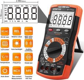 img 3 attached to 🔧 BTMETER BT-770S Multimeter: Manual Ranging Electric Meter for AC DC Volt Amp Ohm Capacitance Frequency with Continuity Tester, Auto Backlit - Perfect for Automotive, Hobbyist, and Home Electrical Needs