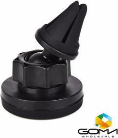 img 2 attached to 🚗 Hands-Free 360° Rotation Magnetic Car Mount Holder for Cell Phones - Universal for iPhone Galaxy Motorola