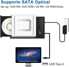 img 2 attached to Адаптер Vantec CB-ST00U3 NexStar USB 3.0 к SATA 6Gbps: эффективное соединение оптических носителей/накопителей, черный