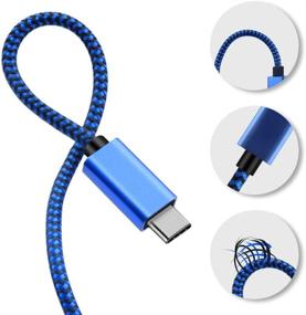 img 2 attached to ⚡ High-Performance Sisyphy 6ft Nylon Braided Surface Connect to USB-C Charging Cable | Compatible with Microsoft Surface Pro7 Go2 Pro6 5/4/3 Laptop1/2/3 & Surface Book | Requires 45W 15V3A USBC Charger PD Power Supply