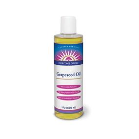 img 2 attached to 🍇 HERITAGE STORE Grapeseed Oil: Premium Quality, Unscented - 8oz Plastic Bottle