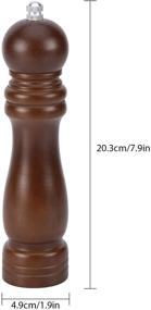 img 2 attached to Cotsner Wooden Pepper Grinder: Premium Quality Pepper Mill with Ceramic Rotor and Easy Refill Shakers for Your Kitchen