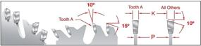 img 2 attached to 🪚 Freud LU84R011: Premium 10" x 50T Combination Blade for Efficient Cutting Performance