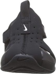 img 3 attached to 👟 NIKE Sunray Protect Boys' Outdoor Shoes in Black and White