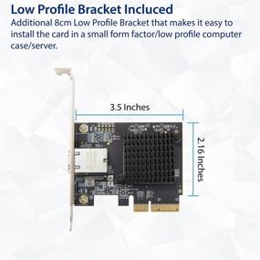 img 3 attached to 💻 Syba PCIe x4 10Gb Ethernet Network Card - AQC107-10Gbps NIC Adapter