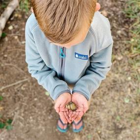 img 2 attached to 🧥 Stay Cozy and Stylish with OAKI Premium Polartec Fleece Jacket - Available in Kids and Adult Sizes