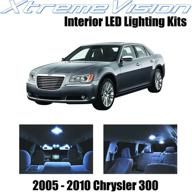 🚗✨ xtremevision interior led kit for chrysler 300 / 300c 2005-2010 (7 pieces) cool white + installation tool - upgrade your car's interior lighting! logo