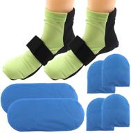 🧦 therapeutic gel ice pack socks – reusable cold therapy for foot & heel injuries, swelling, plantar fasciitis, neuropathy, chemotherapy pain relief logo