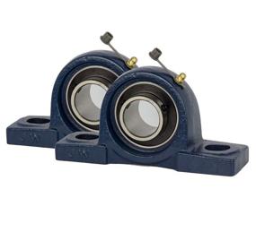 img 4 attached to 🏭 UCP202 10 Pillow Block Bearing Set: Efficient and Durable Bearing Pieces