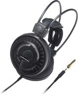 audio-technica ath-ad700x: 🎧 top-quality, open-air black audiophile headphones logo