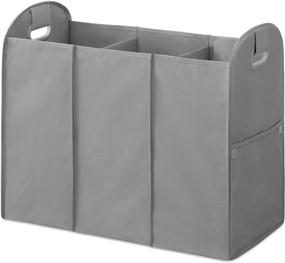 img 4 attached to 🗂️ Organize with Ease: Whitmor Accordion Sorter in Savvy Gray