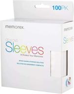 600pcs memorex® sleeves white pack logo