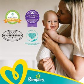 img 1 attached to 👶 Pampers Swaddlers Newborn Diapers Size 1 32 Count: Soft and gentle protection for your little one's delicate skin