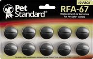 10-pack of compatible replacement batteries for petsafe dog collars - pet standard rfa-67 logo