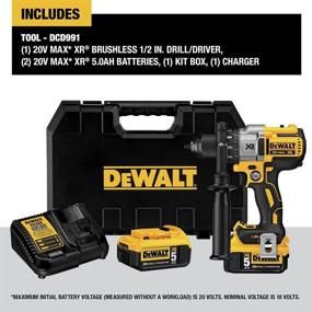 img 3 attached to DEWALT DCD991P2 Lithium Brushless 3 Speed: Power-packed Performance at Your Fingertips