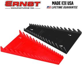 img 1 attached to 🔧 Organize and Secure Your Tools with Ernst Manufacturing 16-Tool Wrench Trays, Standard Red and Reverse Black (8531)