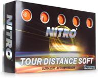 ⛳ nitro tour soft golf balls for distance [15-pack] логотип