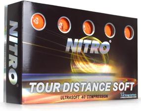 img 1 attached to ⛳ Nitro Tour Soft Golf Balls for Distance [15-Pack]