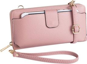 img 4 attached to 👜 Wristlet Crossbody Cellphone Handbag: Women's Handbags & Wallets + Wristlets | Size 8-34-31-4