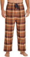 stay comfy all night: everdream sleepwear flannel pajama bottoms for men logo