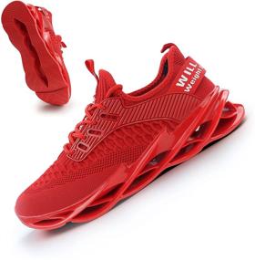 img 4 attached to 👟 EZKRWXN Breathable Athletic Trainers Men's Sneakers