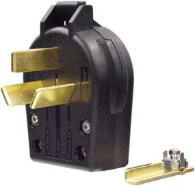 img 4 attached to NEMA 10-30P & NEMA 10-50P, 30 & 50 Amp, 125 & 250 Volt, 3-Pole, 3-Wire, 3-Prong Straight Blade Angle Plug for Dryers & Ranges Replacement, UL Listed, 030746 - Enhanced for SEO