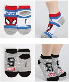 img 2 attached to 🧦 Носочки с низкой посадкой Spiderman для мальчиков - 3 пары для детей от 4 до 6, 7 до 9, 10 до 12 лет.