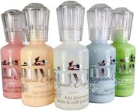 🎨 enhance your crafts with nuvo crystal drops - pastel set: 5 vibrant colors - duck egg blue, apple green, bubblegum blush, buttermilk, and morning dew logo