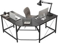 🖥️ soges large l shaped desk: perfect corner computer desk for small spaces, gaming, and home offices in bay windows - black ld-z01bk logo