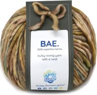 🧶 bae от living dreams yarn: мягкий, прочный и очень мягкий - идеальный для зимнего вязания на голую кожу! 100% экстрафайн мерино супертолстая пряжа, любовное гнездо логотип