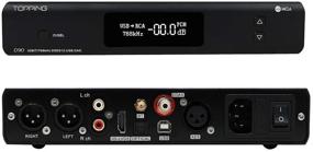 img 4 attached to Exquisite Topping D90 MQA DAC AK4499: Unleash Audiophile-grade Sound with DSD512 Support, USB Connection, and Bluetooth Capability (Black, MQA Version)