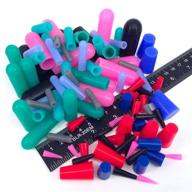 98-piece high temperature silicone rubber cap & plug assortment kit - 🔌 masking system for optimal results in powder coating, painting, anodizing, plating & media blasting logo