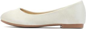 img 1 attached to 👠 DREAM PAIRS Muy Girls Slip-On Ballerina Flats Dress Shoes