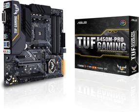 img 4 attached to 💪 Высокопроизводительная материнская плата ASUS TUF B450M-PRO Gaming AM4 AMD B450 Micro ATX: Надежная игровая мощная система