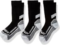 🧦 high-performance carhartt big boys' 3 pack force performance crew socks for active kids logo