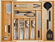 expandable organizer multifunctional utensils silverware логотип