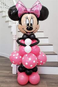 img 4 attached to 🎈 LANGLEY MONSTER Premium Quality DIY Balloon Kit: Disney Minnie, Mickey Mouse Balloon & Santa Claus Balloon for Party Decorations - Perfect for Birthday Parties, Baby Showers, Theme Events & Christmas Celebrations!