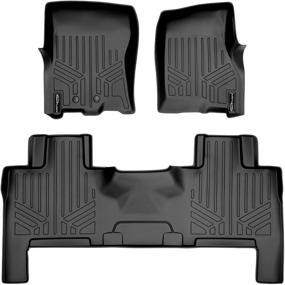 img 4 attached to Premium MAXLINER Floor Mats Black Set for Ford Expedition/Lincoln Navigator 2011-2017
