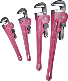 img 4 attached to 🔧 Plumbing Straight Wrench Set - Heavy-Duty Pieces