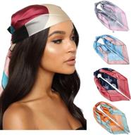 🧣 haimeikang silk square scarves: stylish women's accessories for scarves & wraps logo