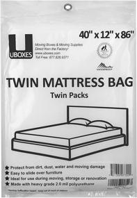 img 4 attached to Protect Your Twin Mattress with UBOXES TWINSCOVER02: An Effective Solution