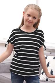 img 1 attached to 👚 GORLYA Girls' Sleeve T-Shirt Pullover GOR1049 - Clothing and Tops, Tees & Blouses