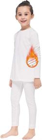 img 2 attached to GAZIAR Thermal Underwear Pajamas Fleece Outdoor Recreation in Hiking & Outdoor Recreation Clothing