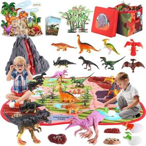 img 4 attached to 🦖 GOMYHOM Dinosaur Activity Set: An Engaging and Educational Realistic Experience