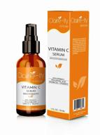 claire-ity 25% vitamin c serum: ultimate facial anti-aging moisturizer with hyaluronic acid, vitamin e - organic topical solution for face, neck & décolleté logo