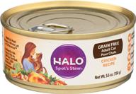 halo spot's stew cat chicken recipe: healthy & savory 5.5 oz canned food - pack of 12 логотип