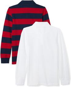 img 1 attached to Amazon Essentials 2 Pack Long Sleeve Stripe