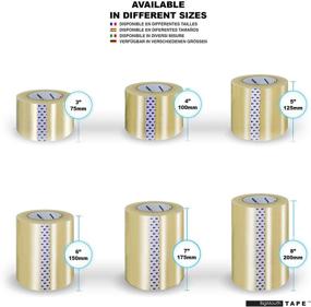 img 1 attached to 📦 High-Quality 4 Inch Heavy Clear Packaging Rolls: Durable & Transparent Solution